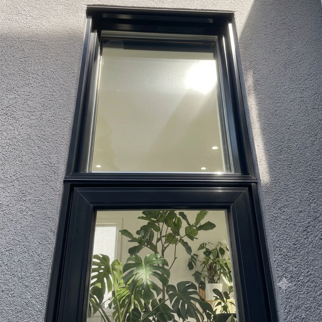 Window before cleaning